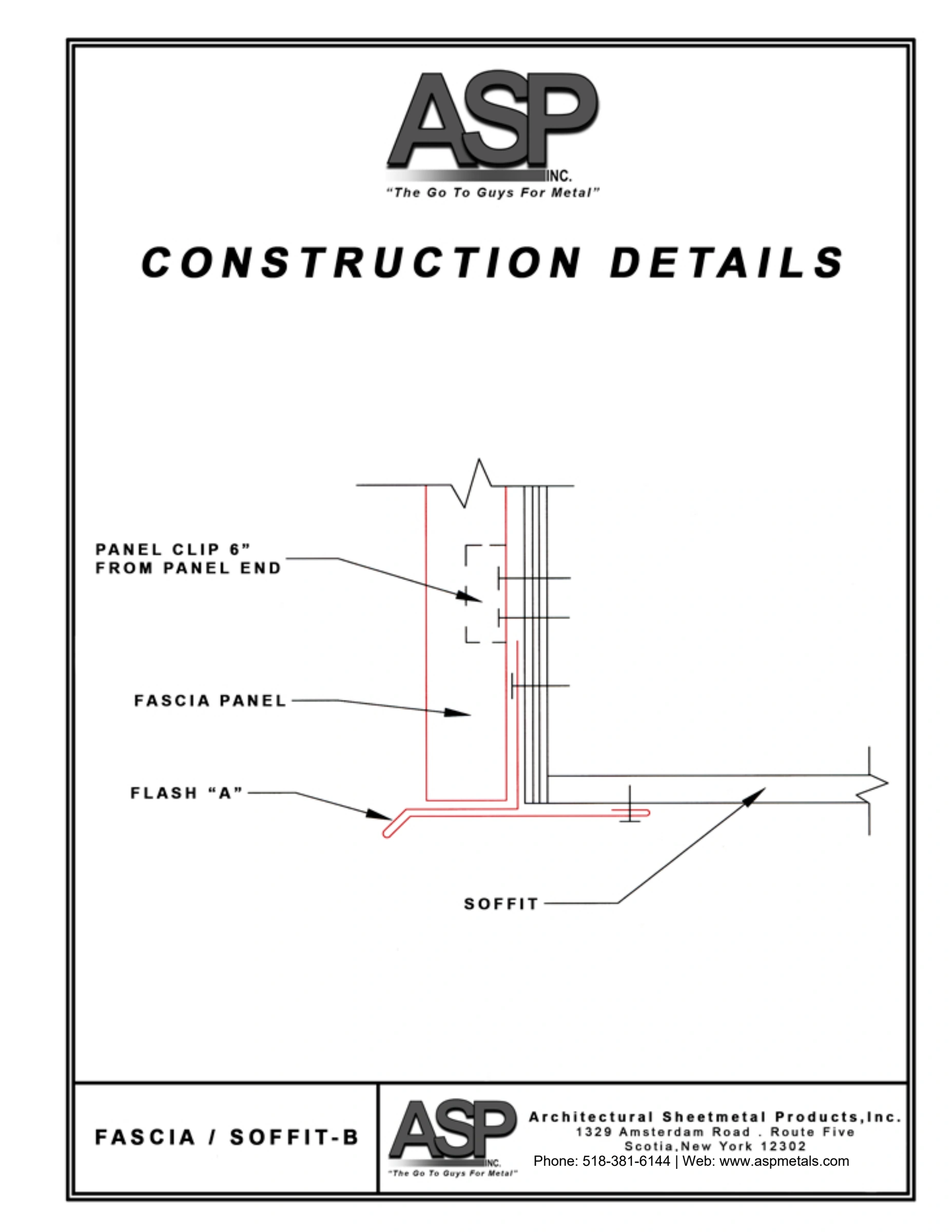Fascia / Soffit - B — page 1 of 1