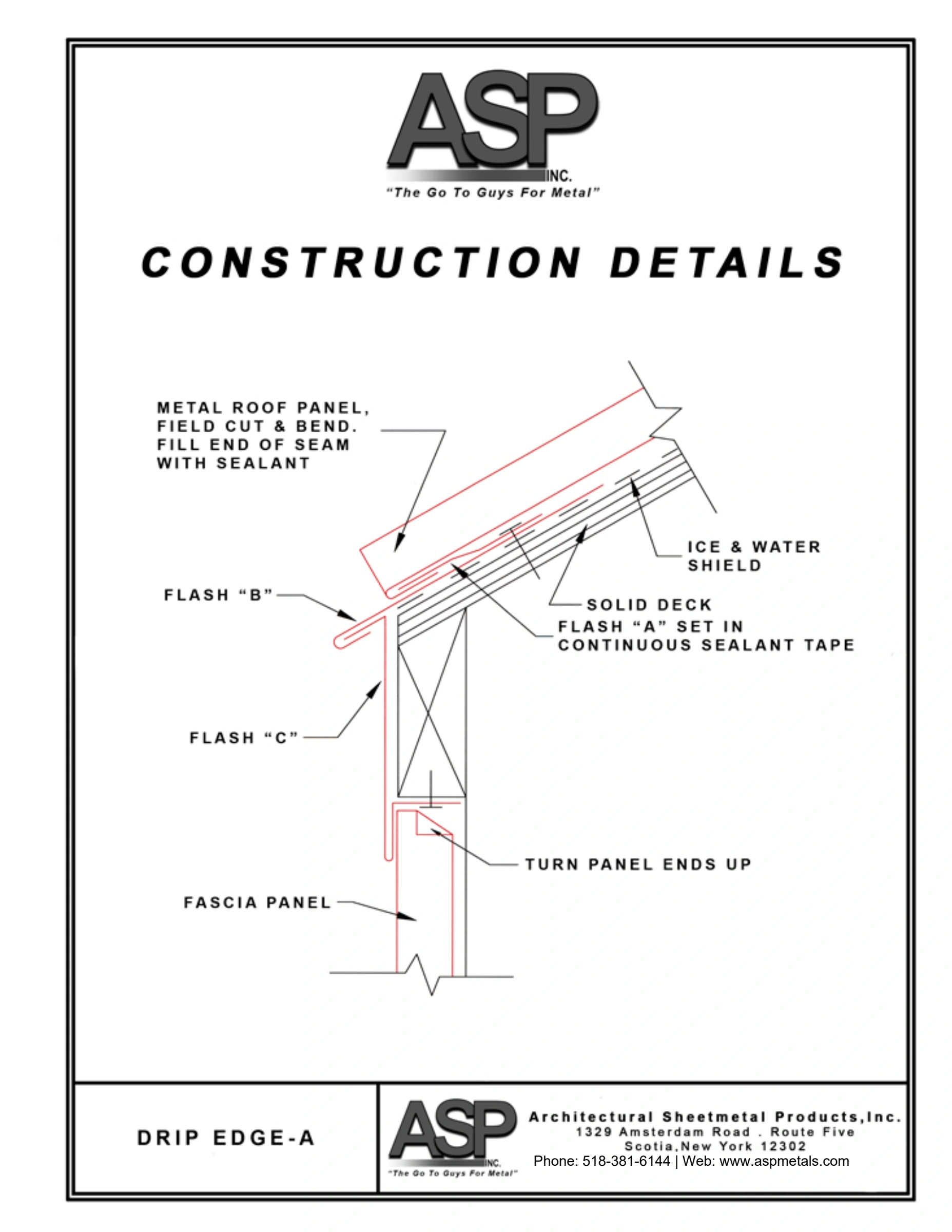Drip Edge - A — page 1 of 1