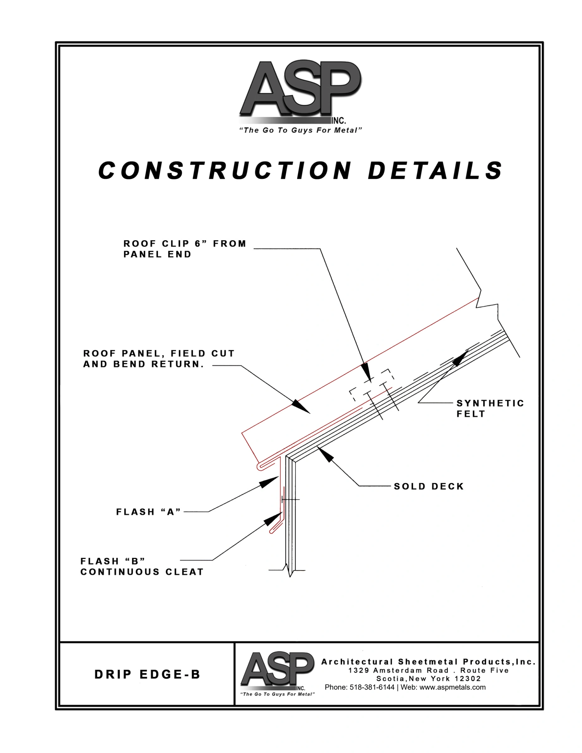 Drip Edge - B — page 1 of 1