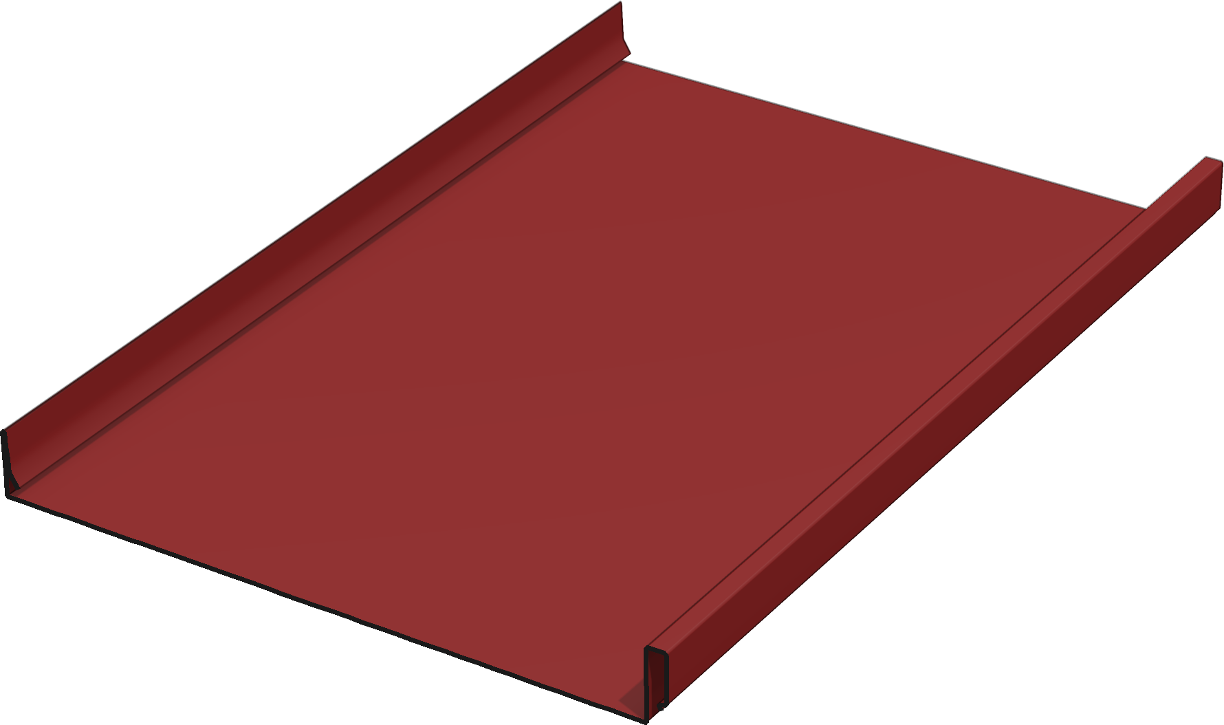 Snap lock panel profile