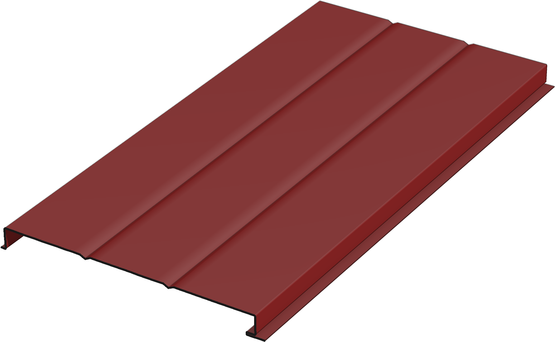 Wall, soffit & batten panel profile